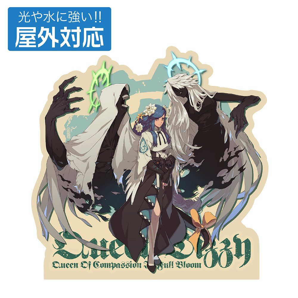 GUILTY GEAR -STRIVE- クイーン・ディズィー 屋外対応ステッカー ("Guilty Gear -Strive-" Queen Dizzy Outdoors Sticker)