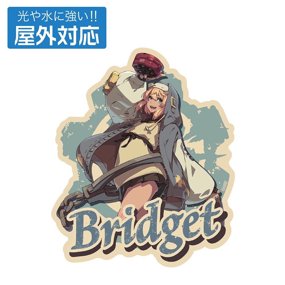 GUILTY GEAR -STRIVE- ブリジット 屋外対応ステッカー ("Guilty Gear -Strive-" Bridget Outdoors Sticker)