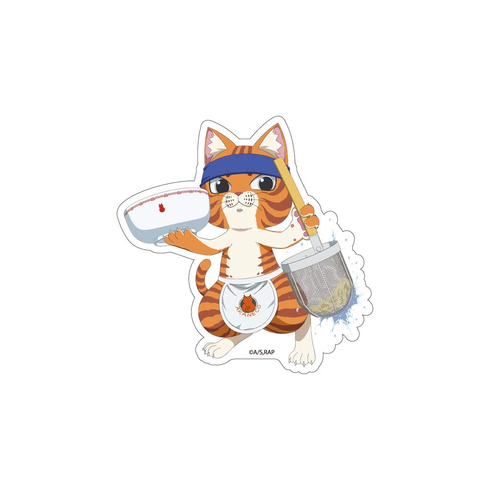 ラーメン赤猫×Pepper PARLORコラボ ダイカットステッカー 文蔵 ("Ramen Akaneko" x Pepper PARLOR Collaboration Die-cut Sticker Bunzo)