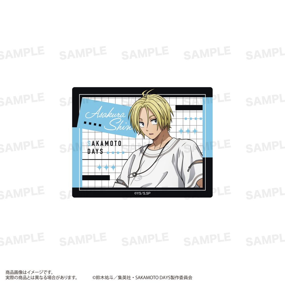 SAKAMOTO DAYS ダイカットステッカー モード系ファッションVer. 朝倉シン ("Sakamoto Days" Die-cut Sticker Mode Fashion Ver. Asakura Shin)