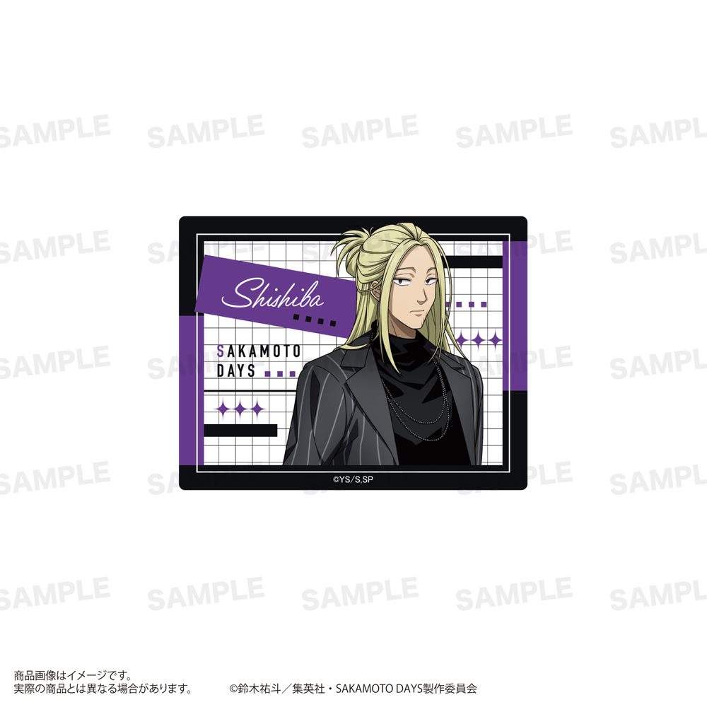 SAKAMOTO DAYS ダイカットステッカー モード系ファッションVer. 神々廻 ("Sakamoto Days" Die-cut Sticker Mode Fashion Ver. Shishiba)