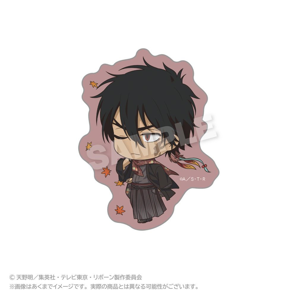 家庭教師ヒットマンREBORN! ダイカットステッカー ぷち秋和服Ver. XANXUS ("Reborn!" Die-cut Sticker Petit Autumn Kimono Ver. XANXUS)