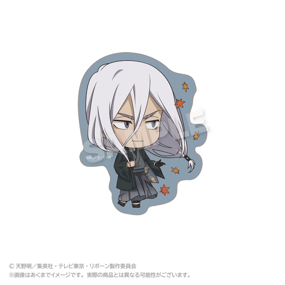 家庭教師ヒットマンREBORN! ダイカットステッカー ぷち秋和服Ver. スクアーロ ("Reborn!" Die-cut Sticker Petit Autumn Kimono Ver. Squalo)