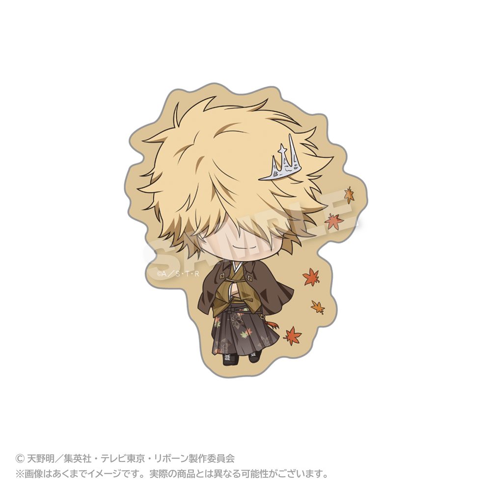 家庭教師ヒットマンREBORN! ダイカットステッカー ぷち秋和服Ver. ベルフェゴール ("Reborn!" Die-cut Sticker Petit Autumn Kimono Ver. Belphegor)