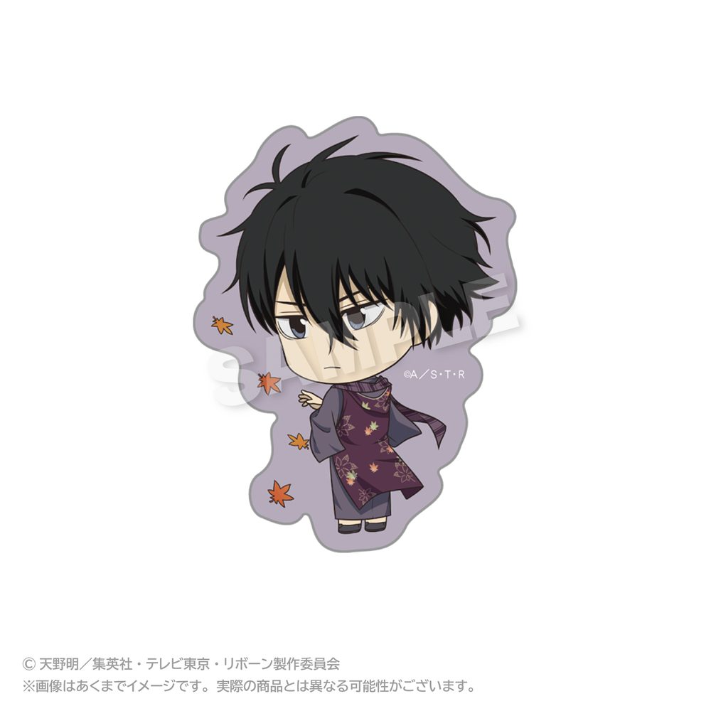 家庭教師ヒットマンREBORN! ダイカットステッカー ぷち秋和服Ver. 雲雀恭弥 ("Reborn!" Die-cut Sticker Petit Autumn Kimono Ver. Hibari Kyoya)