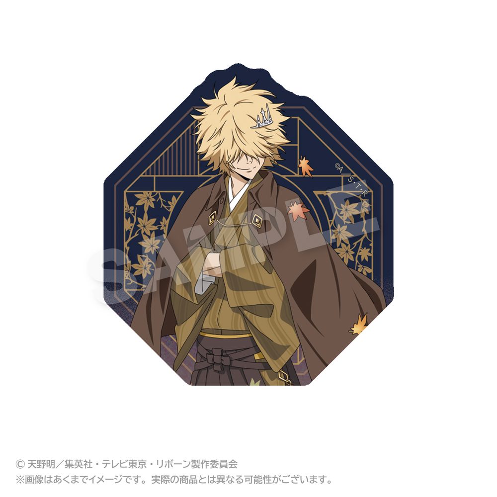 家庭教師ヒットマンREBORN! ダイカットステッカー 秋和服Ver. ベルフェゴール ("Reborn!" Die-cut Sticker Autumn Kimono Ver. Belphegor)