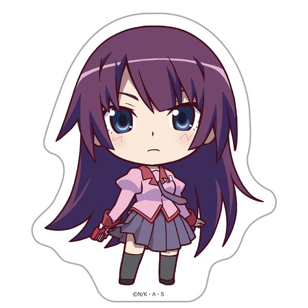 物語シリーズ ダイカットステッカー 戦場ヶ原ひたぎ ("Monogatari" Series Die-cut Sticker Senjogahara Hitagi)