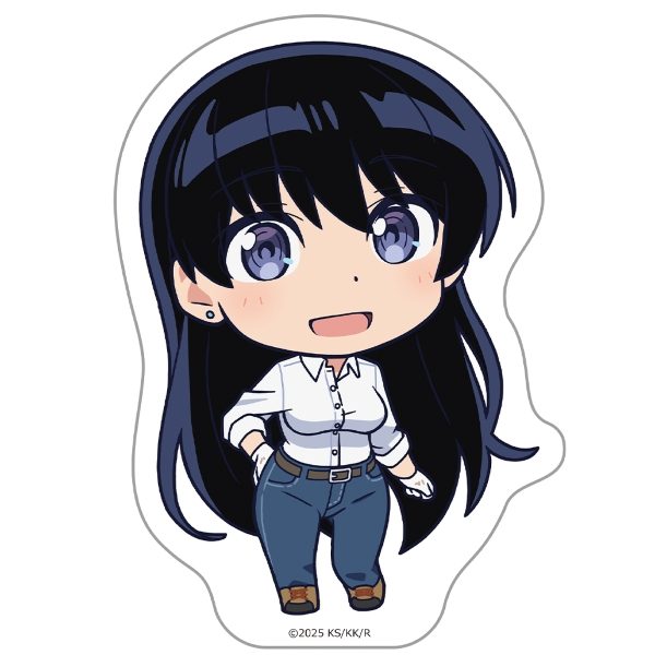 瑠璃の宝石 ダイカットステッカー 荒砥凪 デフォルメVer. ("Ruri Rocks" Die-cut Sticker Arato Nagi Deformed Ver.)