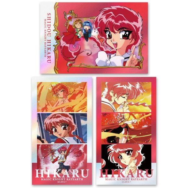 魔法騎士レイアース サムネイルキラステッカーセット 獅堂光 ("Magic Knight Rayearth" Thumbnail Kira Sticker Set Shidou Hikaru)