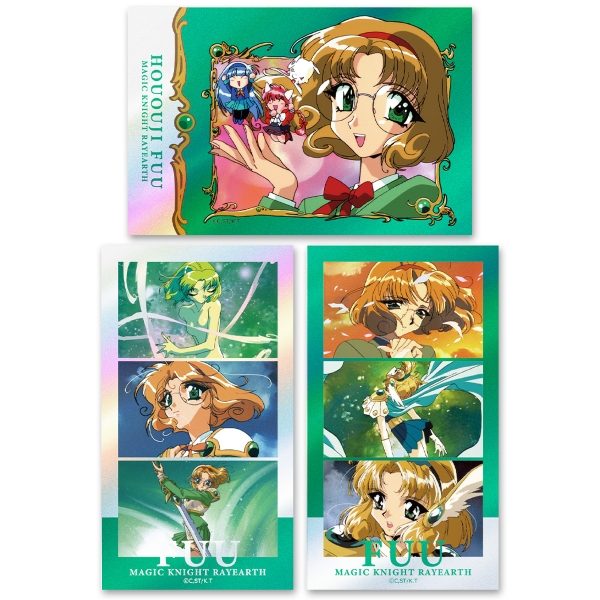 魔法騎士レイアース サムネイルキラステッカーセット 鳳凰寺風 ("Magic Knight Rayearth" Thumbnail Kira Sticker Set Hououji Fuu)