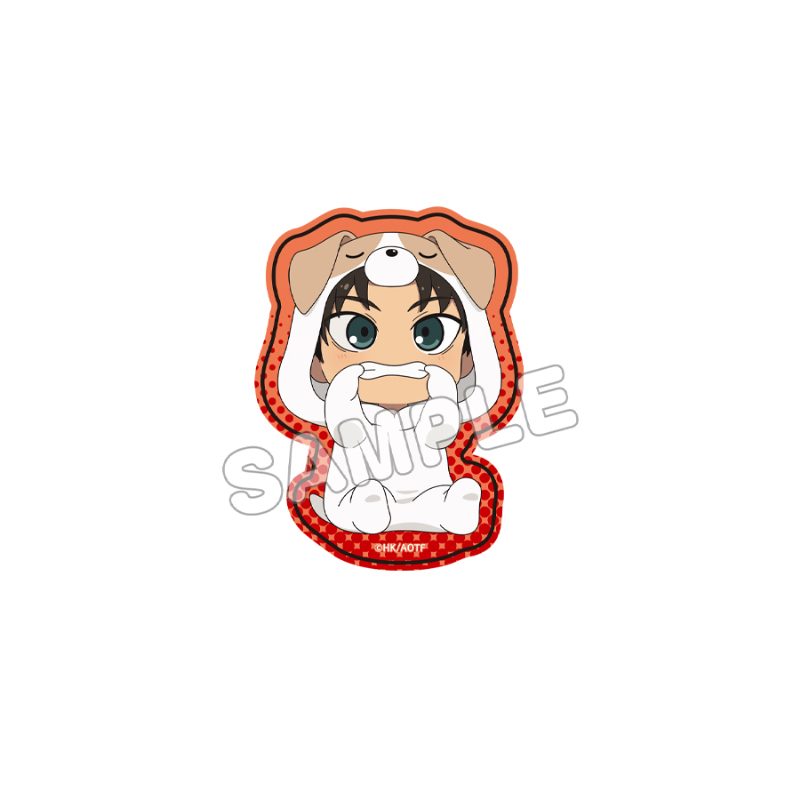 進撃の巨人 ホログラムダイカットステッカー 幼少期Ver. エレン ("Attack on Titan" Hologram Die-cut Sticker Childhood Ver. Eren)