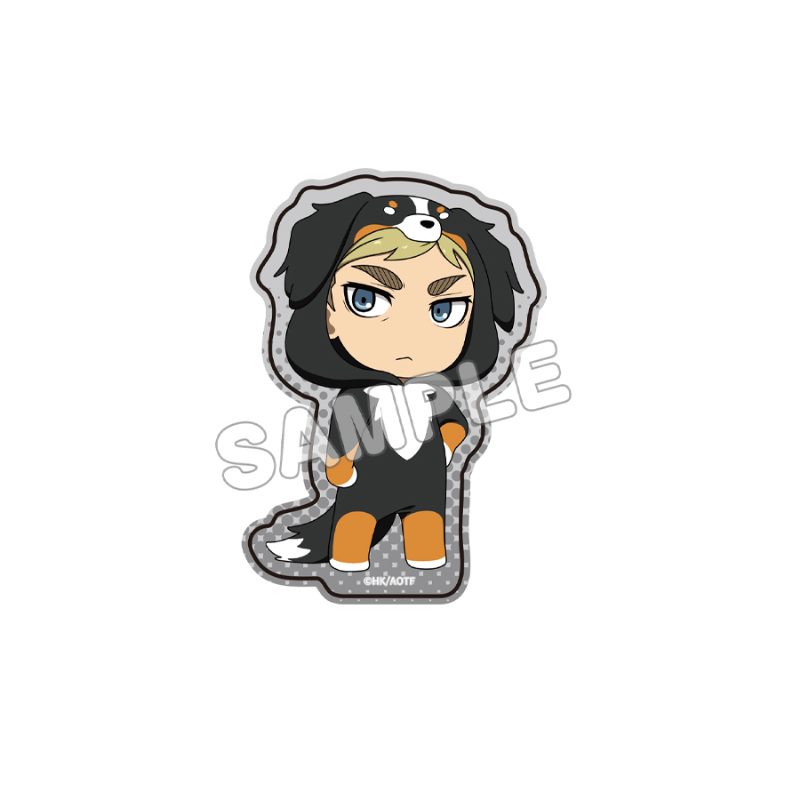 進撃の巨人 ホログラムダイカットステッカー1 エルヴィン ("Attack on Titan" Hologram Die-cut Sticker 1 Erwin)