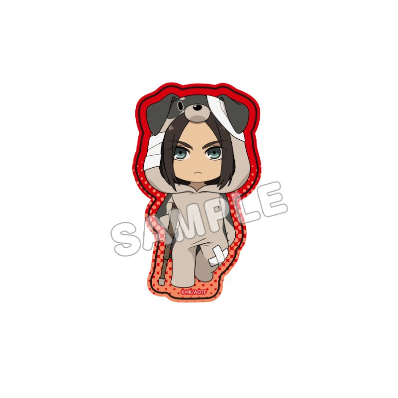 進撃の巨人 ホログラムダイカットステッカー2 エレン 負傷兵Ver. ("Attack on Titan" Hologram Die-cut Sticker 2 Eren Injured Soldier Ver.)
