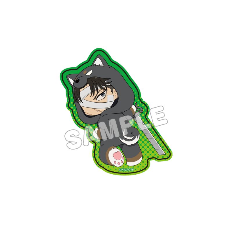 進撃の巨人 ホログラムダイカットステッカー2 リヴァイ 戦闘中Ver. ("Attack on Titan" Hologram Die-cut Sticker 2 Levi Battle Ver.)