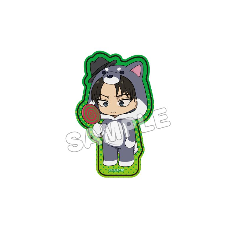 進撃の巨人 ホログラムダイカットステッカー2 リヴァイ 潜入Ver. ("Attack on Titan" Hologram Die-cut Sticker 2 Levi Infiltration Ver.)