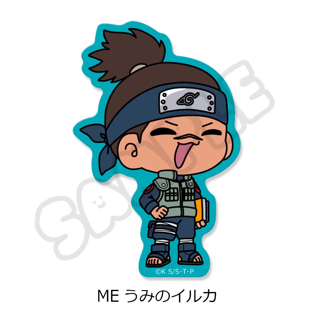 NARUTO-ナルト- クリアステッカー ME うみのイルカ ("NARUTO" Clear Sticker ME Umino Iruka)