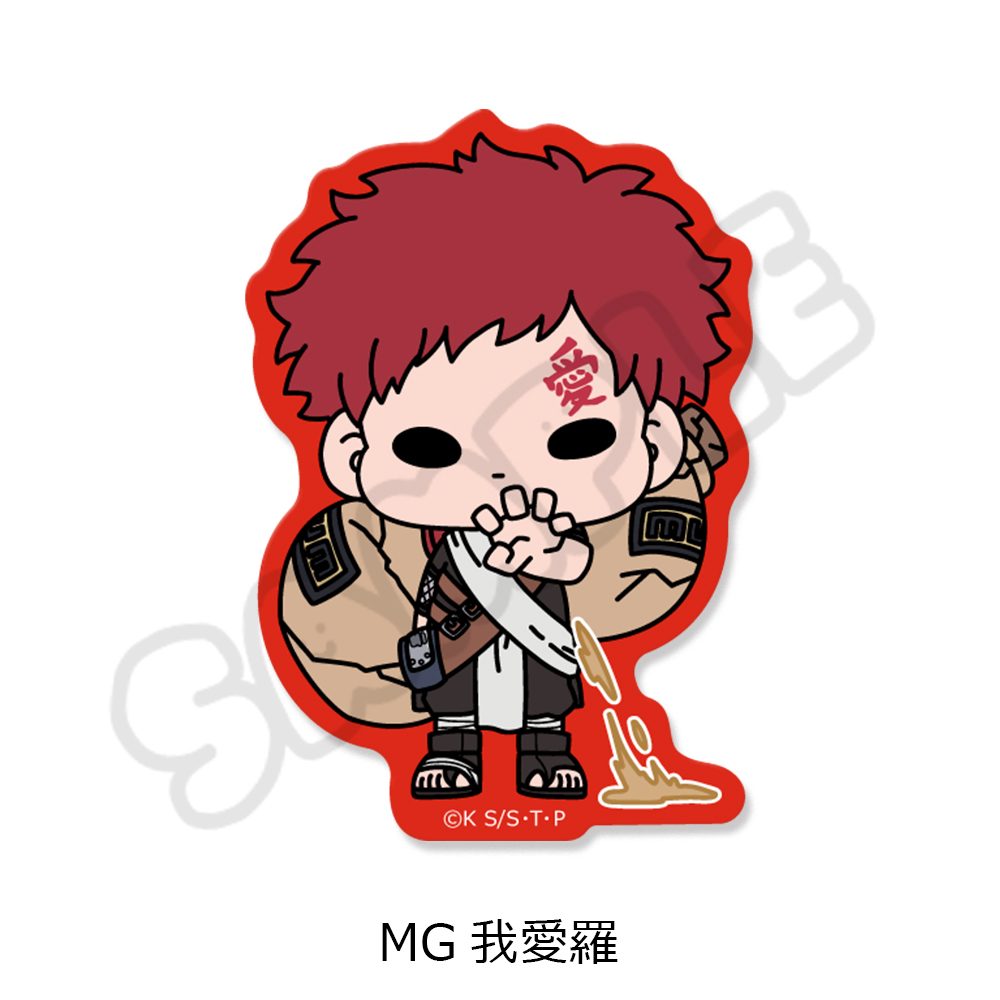 NARUTO-ナルト- クリアステッカー MG 我愛羅 ("NARUTO" Clear Sticker MG Gaara)