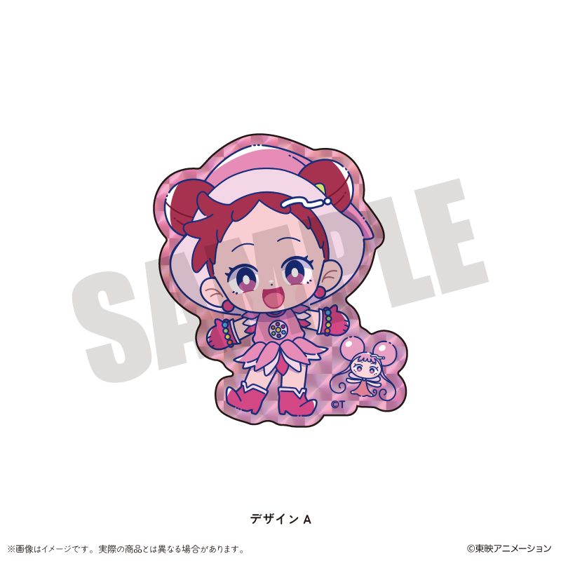 おジャ魔女どれみ キラキラダイカットシール A 春風どれみ・ドド ("Ojamajo Doremi" Kirakira Die-cut Sticker A Harukaze Doremi & Dodo)