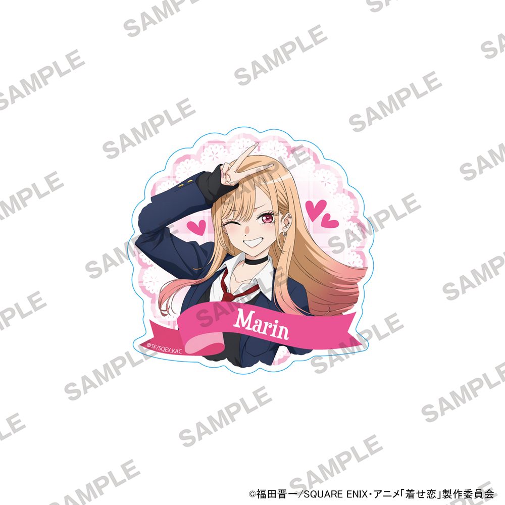 その着せ替え人形は恋をする ダイカットステッカー 喜多川海夢 ("My Dress-Up Darling" Die-cut Sticker Kitagawa Marin)
