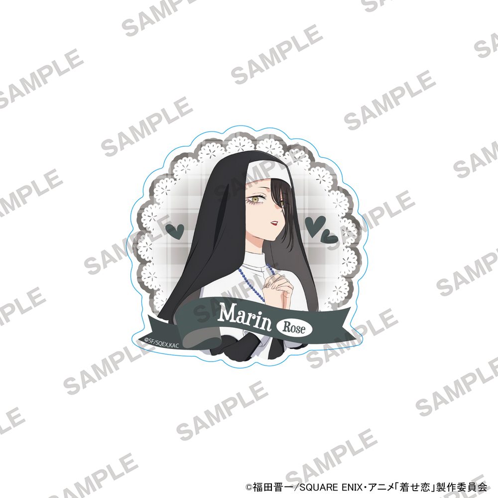 その着せ替え人形は恋をする ダイカットステッカー 喜多川海夢(ロゼ) ("My Dress-Up Darling" Die-cut Sticker Kitagawa Marin (Rose))