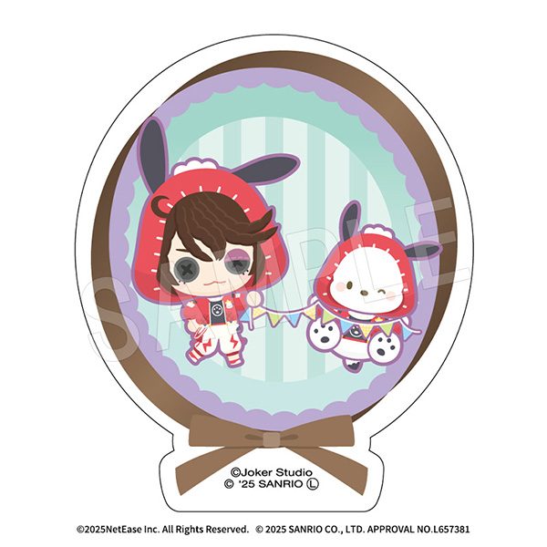 IdentityV 第五人格×サンリオキャラクターズ ダイカットステッカー 「囚人」×ポチャッコ ("Identity V" x Sanrio Characters Die-cut Sticker Prisoner x Pochacco)