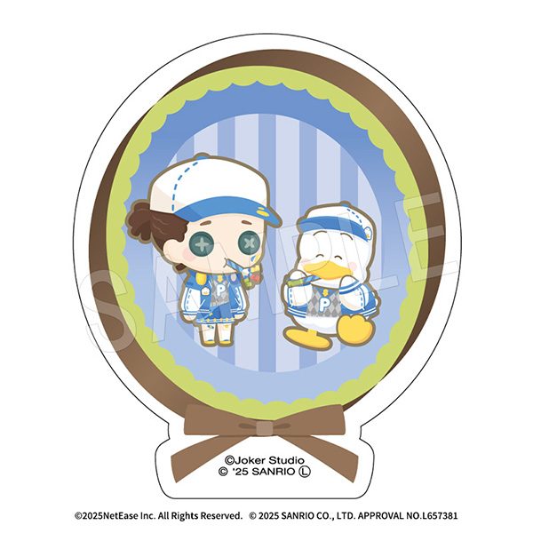 IdentityV 第五人格×サンリオキャラクターズ ダイカットステッカー 傭兵×あひるのペックル ("Identity V" x Sanrio Characters Die-cut Sticker Mercenary x Ahiru no Pekkle)