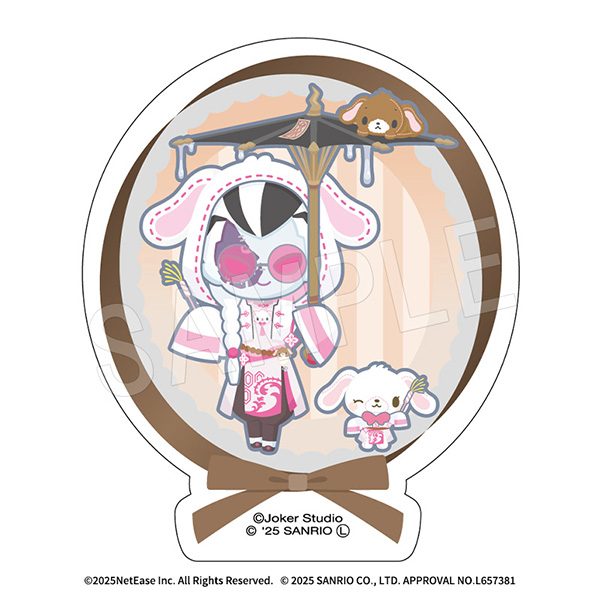 IdentityV 第五人格×サンリオキャラクターズ ダイカットステッカー 白無常×シュガーバニーズ(しろうさ) ("Identity V" x Sanrio Characters Die-cut Sticker Xie Bi'an x Sugarbunnies (Shirousa))