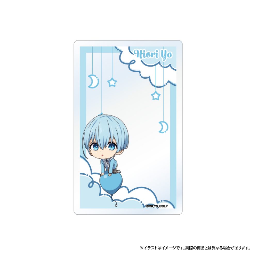 ブルーロック アクリルカード 氷織羊(ミニキャラ)(風船) ("Blue Lock" Acrylic Card Hiori Yo (Mini Character) (Balloon))
