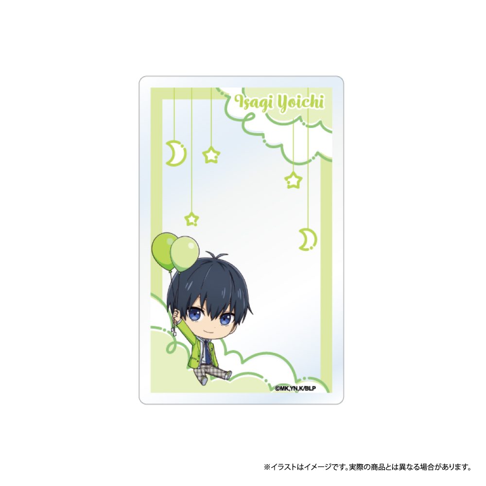 ブルーロック アクリルカード 潔世一(ミニキャラ)(風船) ("Blue Lock" Acrylic Card Isagi Yoichi (Mini Character) (Balloon))