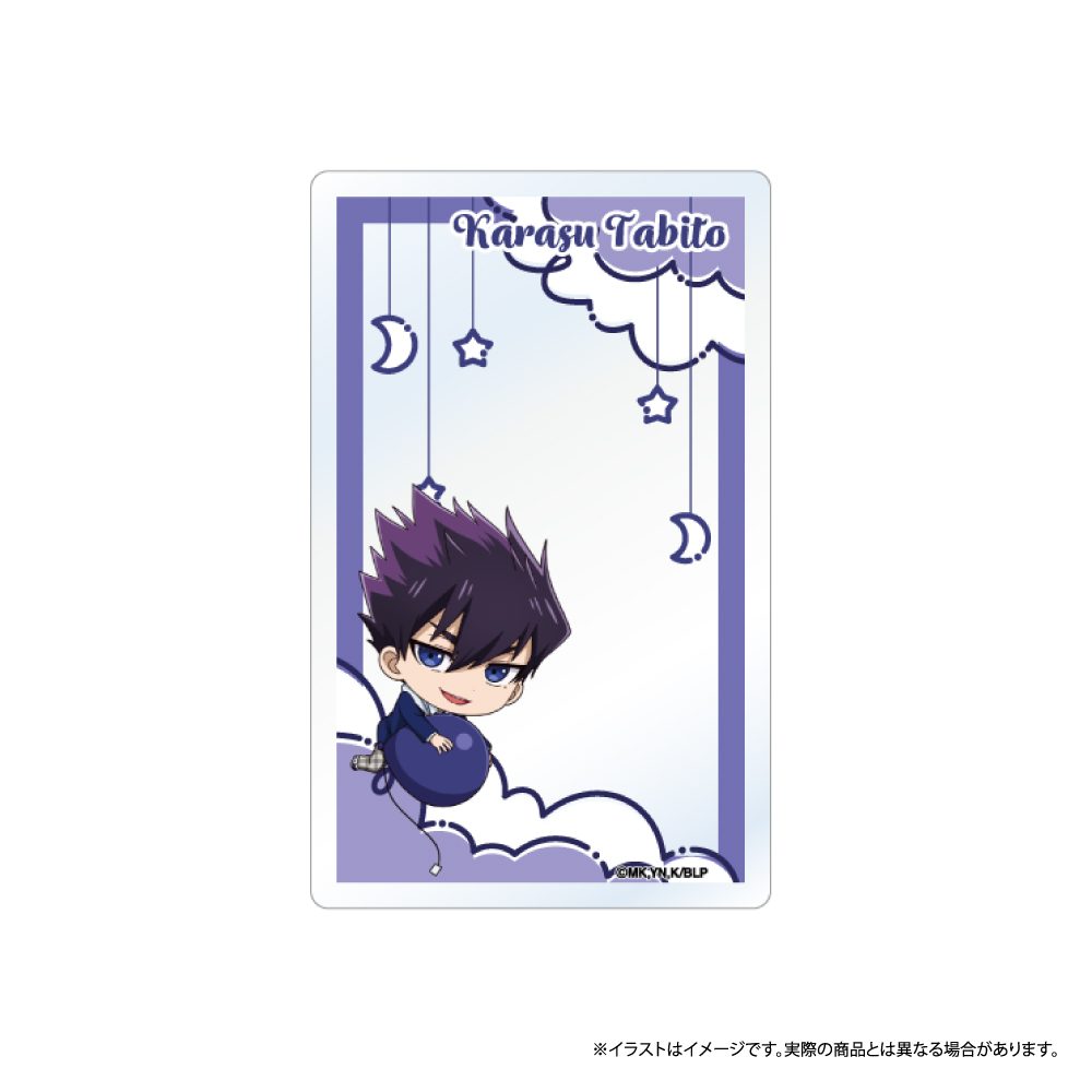 ブルーロック アクリルカード 烏旅人(ミニキャラ)(風船) ("Blue Lock" Acrylic Card Karasu Tabito (Mini Character) (Balloon))