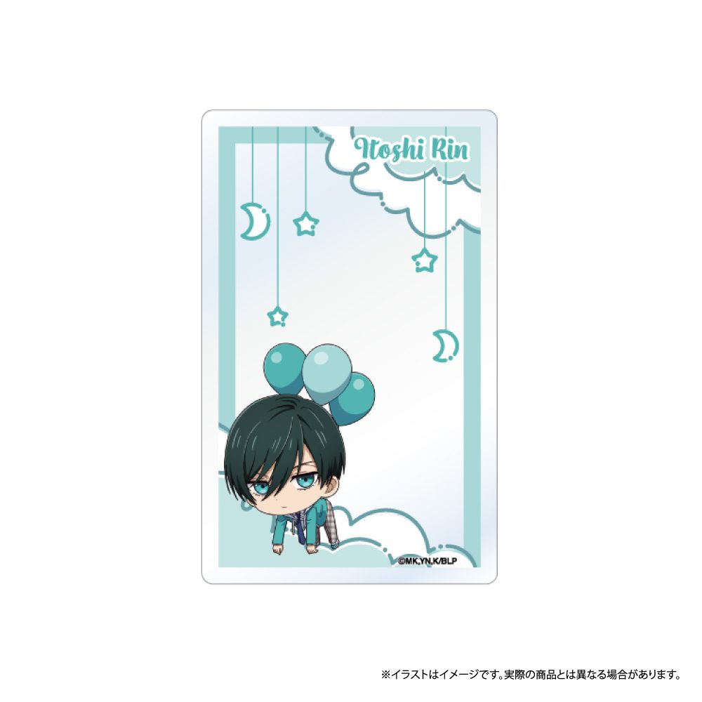 ブルーロック アクリルカード 糸師凛(ミニキャラ)(風船) ("Blue Lock" Acrylic Card Itoshi Rin (Mini Character) (Balloon))