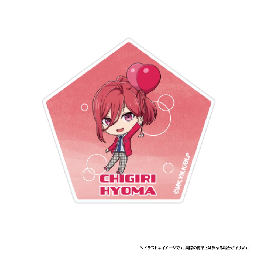 ブルーロック ダイカットアクリルステッカー 千切豹馬(ミニキャラ)(風船) ("Blue Lock" Die-cut Acrylic Sticker Chigiri Hyoma (Mini Character) (Balloon))