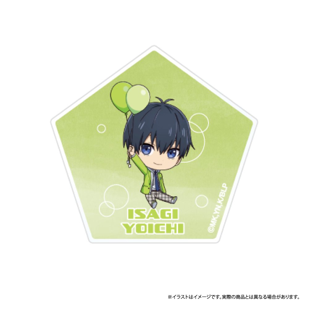 ブルーロック ダイカットアクリルステッカー 潔世一(ミニキャラ)(風船) ("Blue Lock" Die-cut Acrylic Sticker Isagi Yoichi (Mini Character) (Balloon))