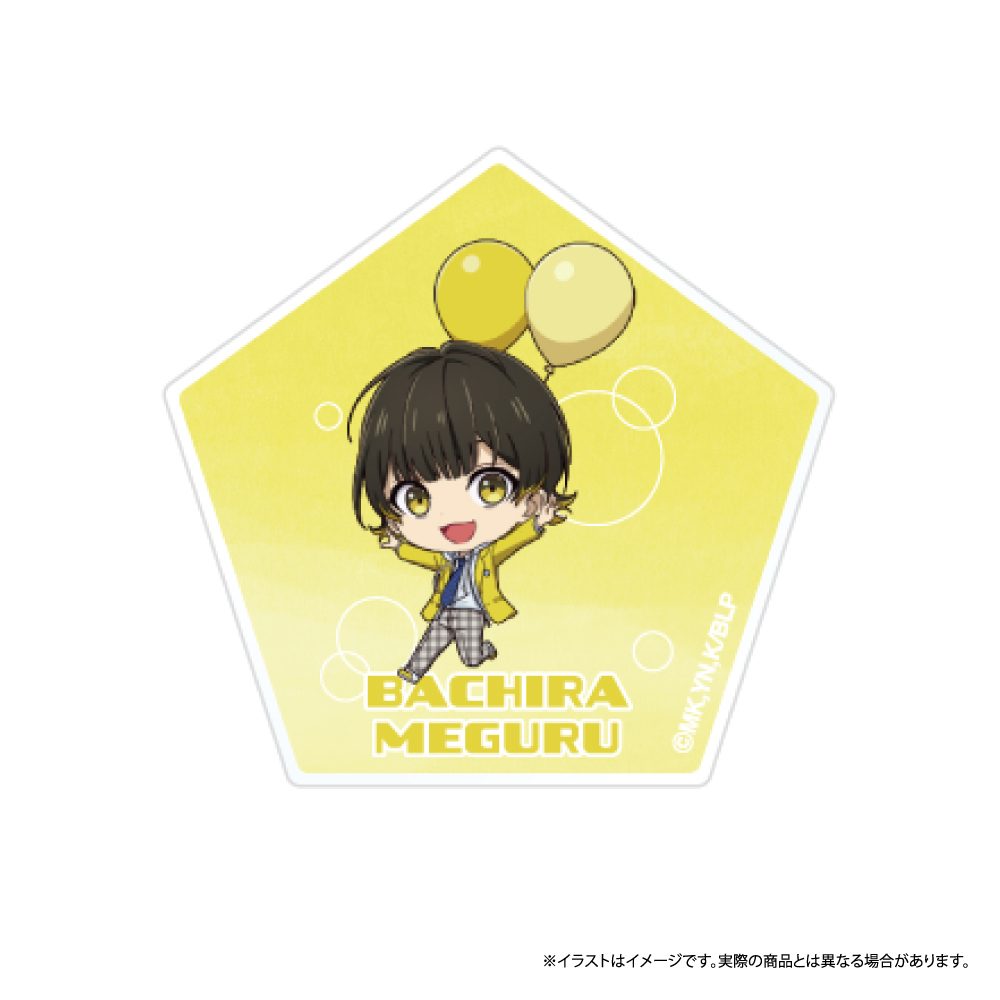ブルーロック ダイカットアクリルステッカー 蜂楽廻(ミニキャラ)(風船) ("Blue Lock" Die-cut Acrylic Sticker Bachira Meguru (Mini Character) (Balloon))