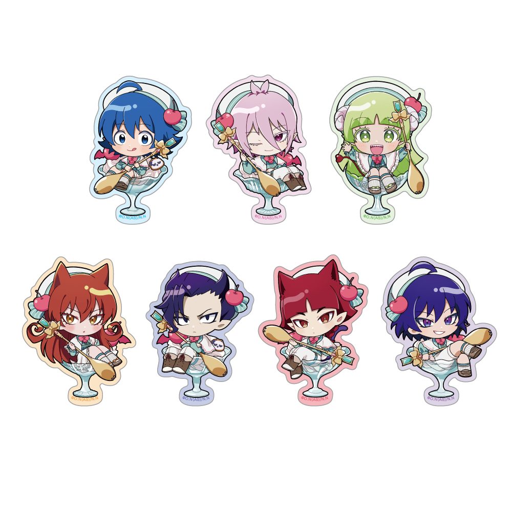 魔入りました!入間くん ステッカーセット さくらんぼほいっぷ ("Welcome to Demon School! Iruma-kun" Sticker Set Cherry Whip)