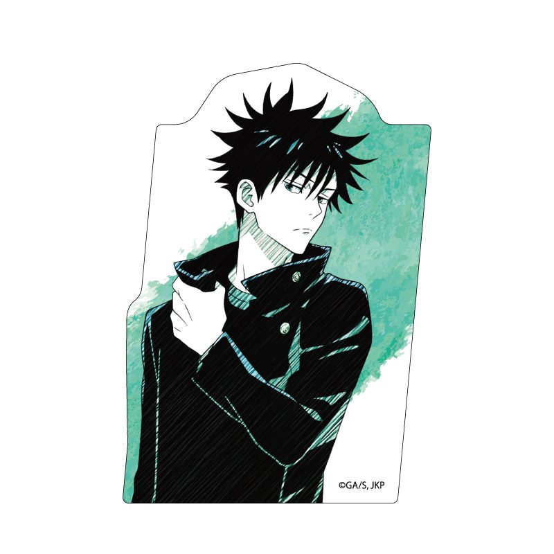 ダイカットステッカー 呪術廻戦 02 伏黒恵(グラフアートスケッチイラスト) (Die-cut Sticker "Jujutsu Kaisen" 02 Fushiguro Megumi (Graff Art Sketch Illustration))