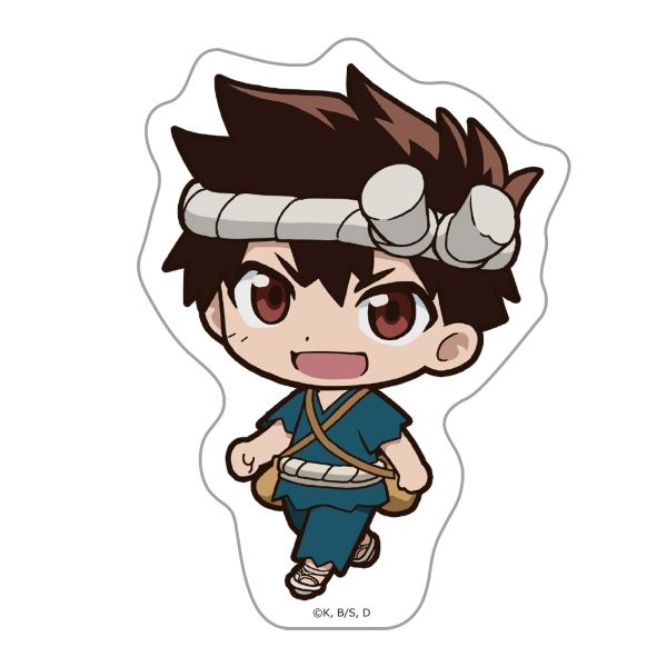 Dr.STONE ついてっくダイカットステッカー クロム ("Dr. Stone" Tsuitekku Die-cut Sticker Chrome)