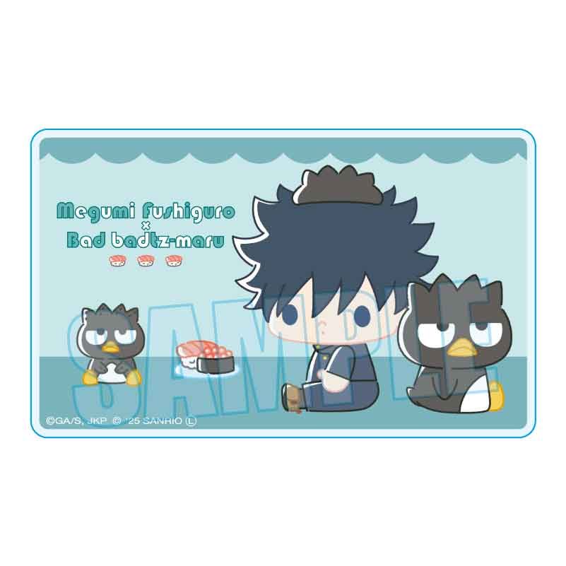 アクリルカード 呪術廻戦×サンリオキャラクターズ 伏黒恵×バッドばつ丸 (Acrylic Card "Jujutsu Kaisen" x Sanrio Characters Fushiguro Megumi x Bad Badtz-Maru)