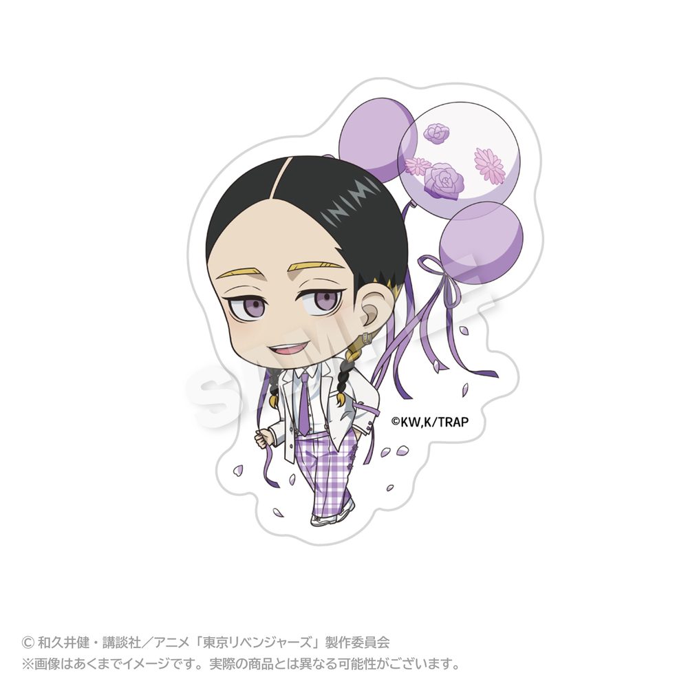 東京リベンジャーズ ミニキャラダイカットステッカー バルーンスーツVer. 灰谷蘭 ("Tokyo Revengers" Mini Character Die-cut Sticker Balloon Suit Ver. Haitani Ran)