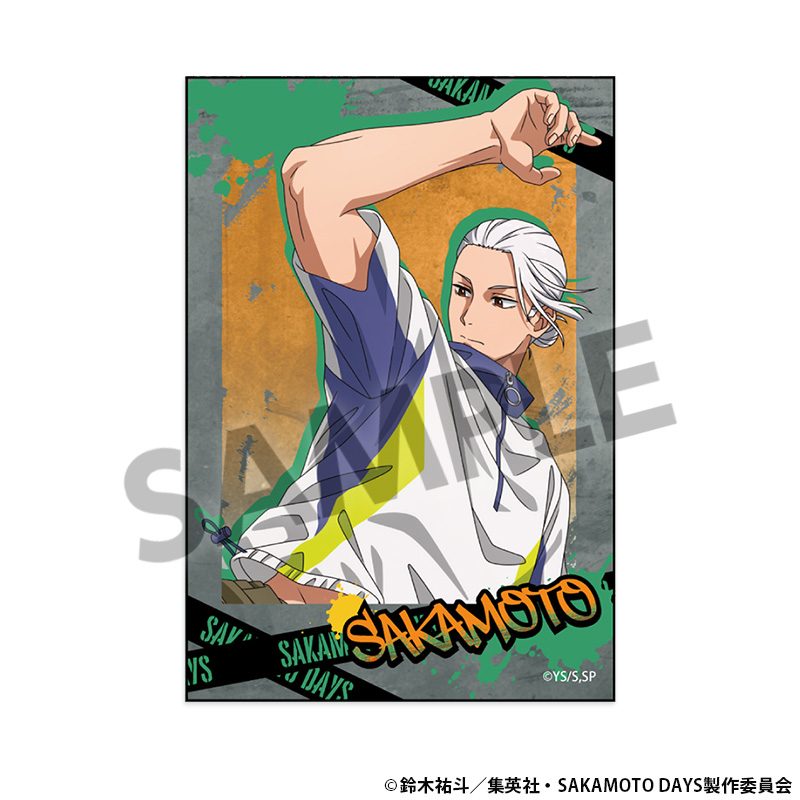 SAKAMOTO DAYS 描き下ろしステッカー 坂本太郎 パルクールVer. ("Sakamoto Days" Original Illustration Sticker Sakamoto Taro Parkour Ver.)