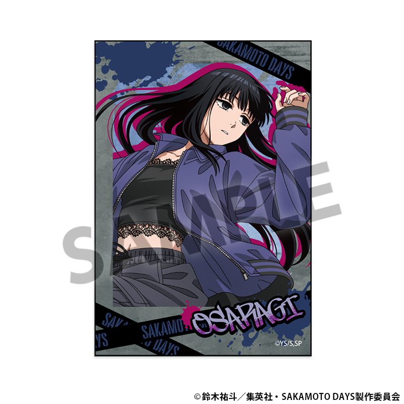 SAKAMOTO DAYS 描き下ろしステッカー 大佛 パルクールVer. ("Sakamoto Days" Original Illustration Sticker Osaragi Parkour Ver.)