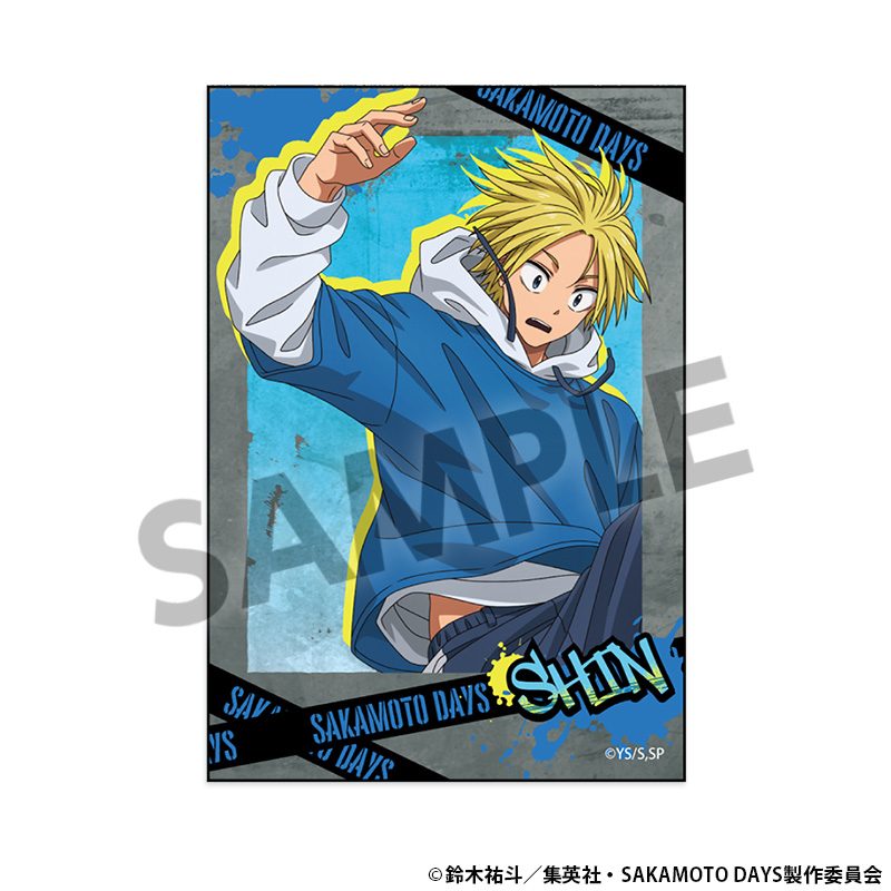 SAKAMOTO DAYS 描き下ろしステッカー 朝倉シン パルクールVer. ("Sakamoto Days" Original Illustration Sticker Asakura Shin Parkour Ver.)