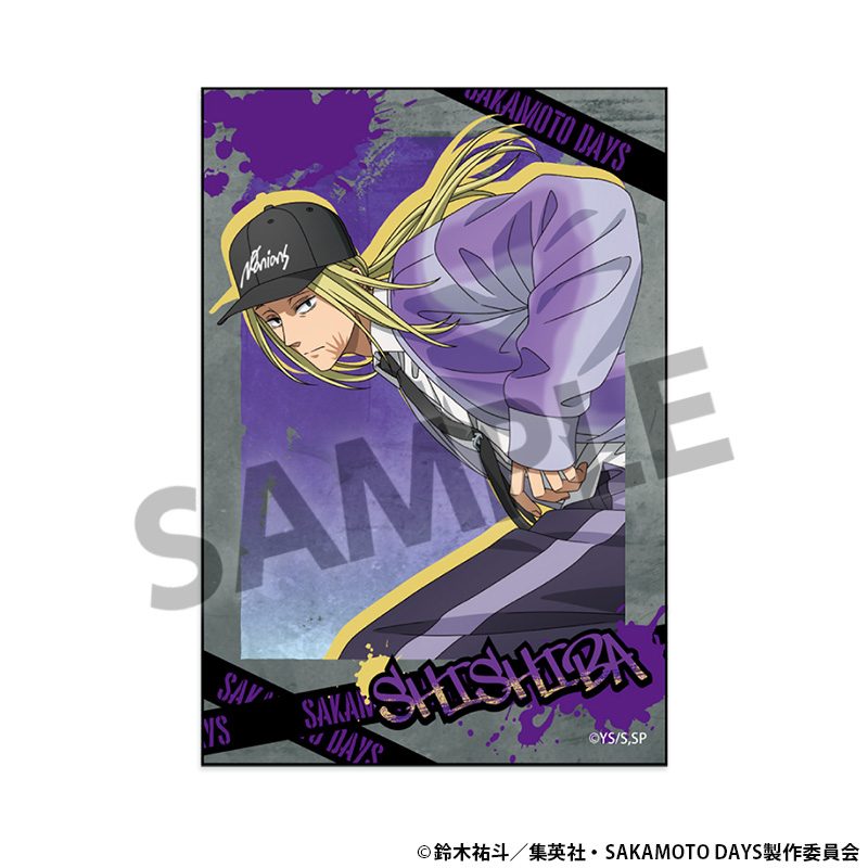 SAKAMOTO DAYS 描き下ろしステッカー 神々廻 パルクールVer. ("Sakamoto Days" Original Illustration Sticker Shishiba Parkour Ver.)