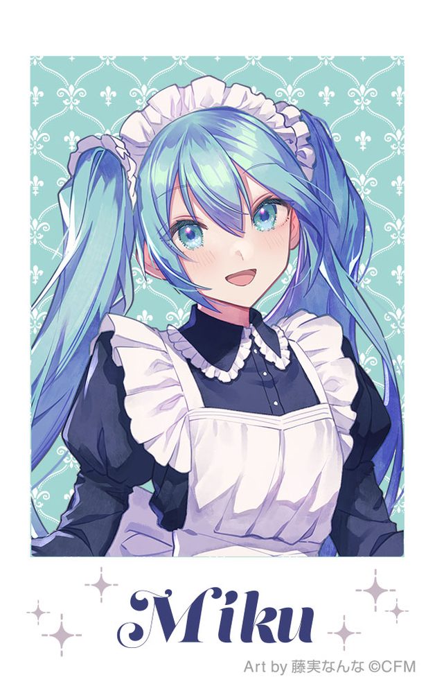 初音ミクシリーズ チェキプリント 初音ミク メイド&執事 Art by 藤実なんな (Hatsune Miku Series Instax Print Hatsune Miku Maid & Butler Art by Nanna Fujimi)