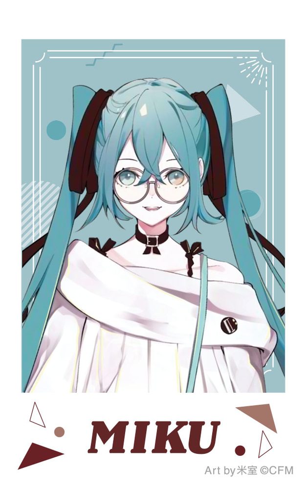 初音ミクシリーズ チェキプリント 初音ミク 私服 Art by 米室 (Hatsune Miku Series Instax Print Hatsune Miku Casual Outfit Art by Yonemuro)
