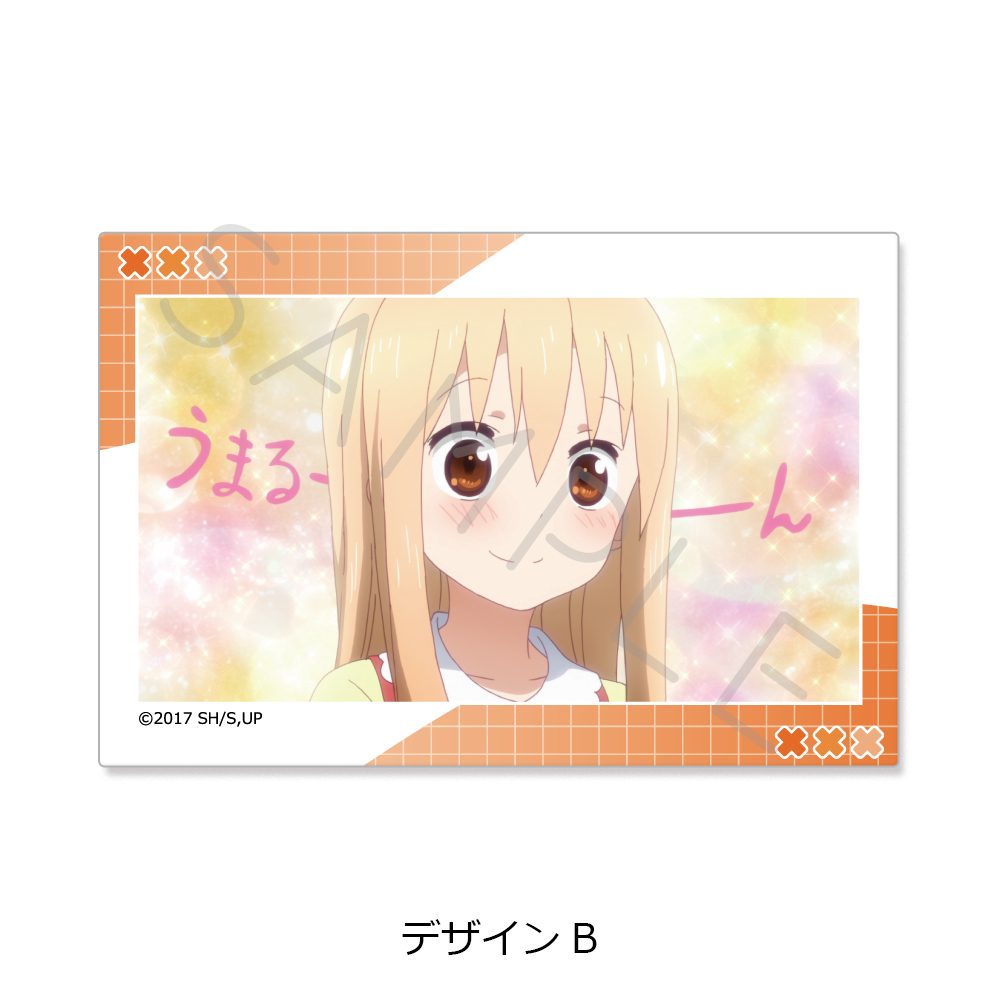 干物妹!うまるちゃんR クリアカードステッカー デザインB ("Himouto! Umaru-chan R" Clear Card Sticker Design B)