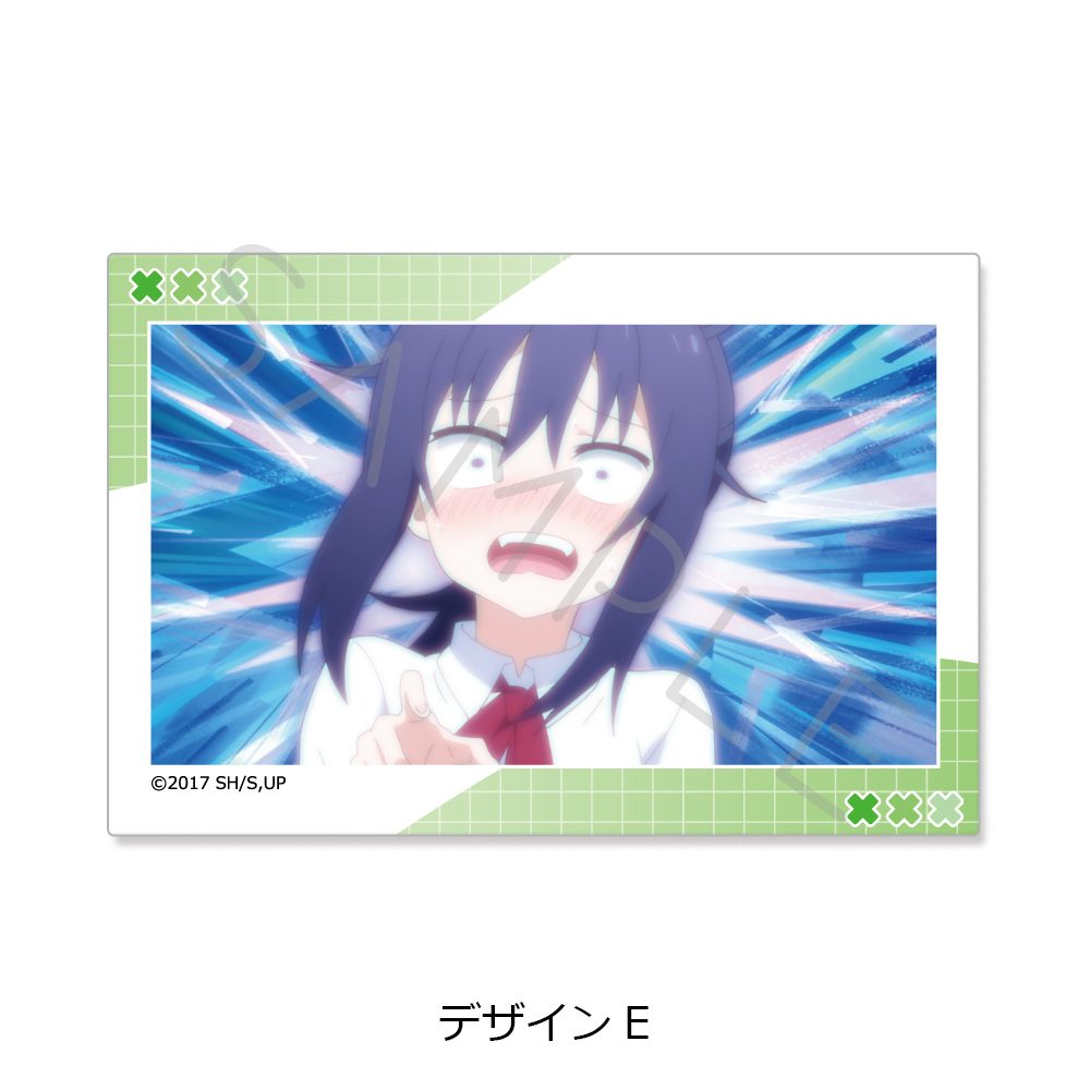 干物妹!うまるちゃんR クリアカードステッカー デザインE ("Himouto! Umaru-chan R" Clear Card Sticker Design E)