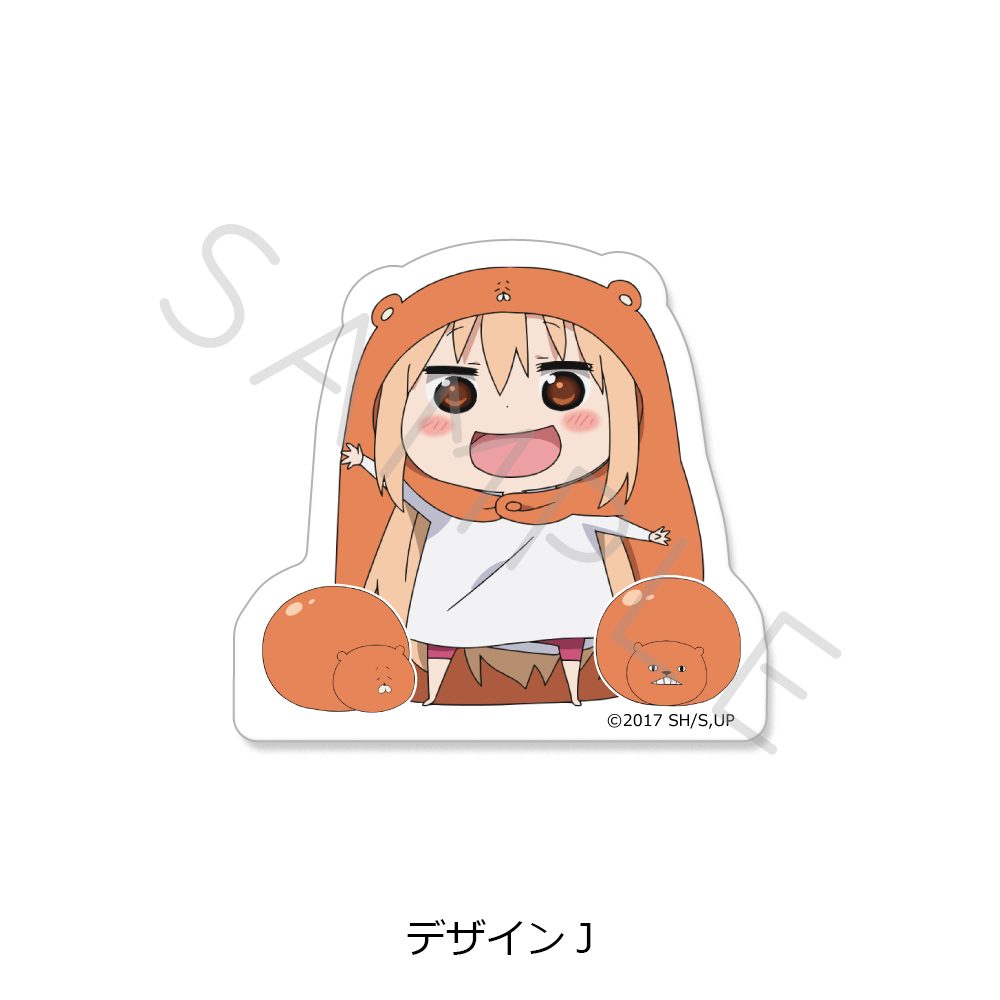 干物妹!うまるちゃんR クリアカードステッカー デザインJ ("Himouto! Umaru-chan R" Clear Card Sticker Design J)