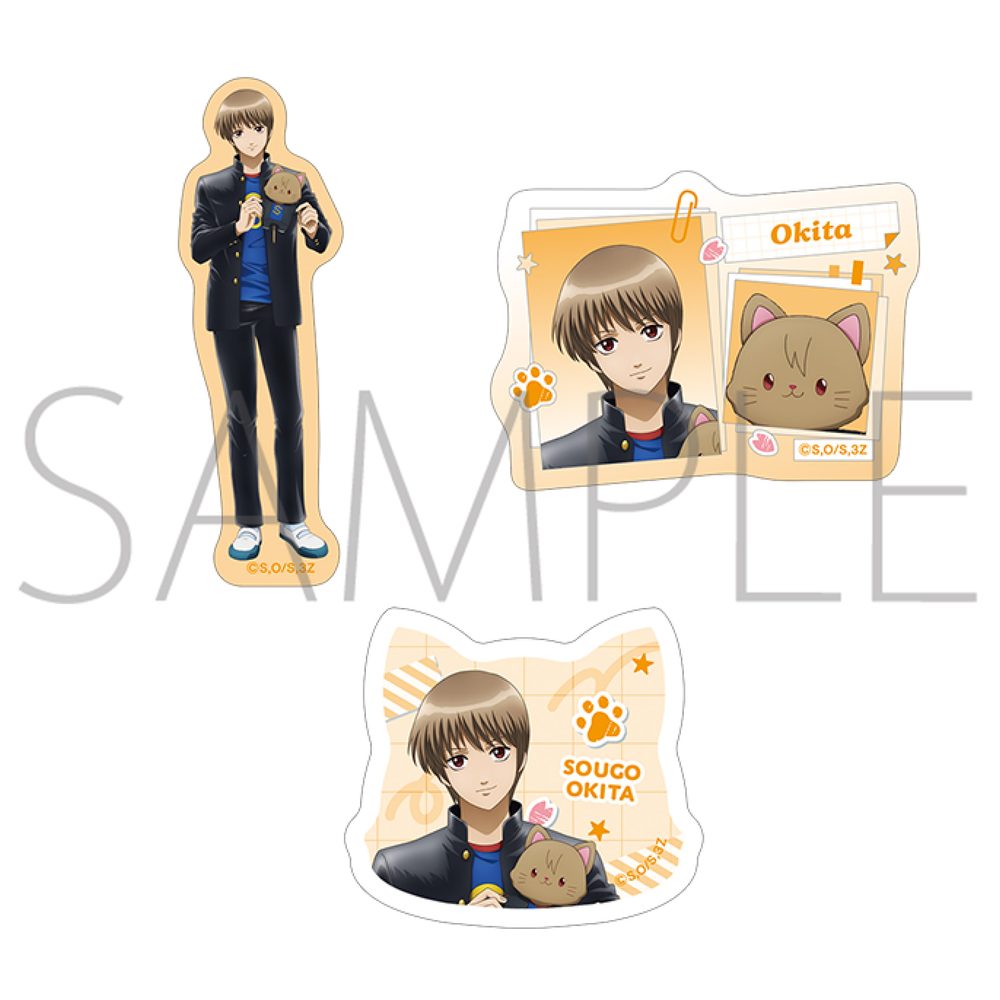 3年Z組銀八先生 withCAT ステッカーセット 沖田総悟 ("3-Z Class Ginpachi-sensei" withCAT Sticker Set Okita Sougo)