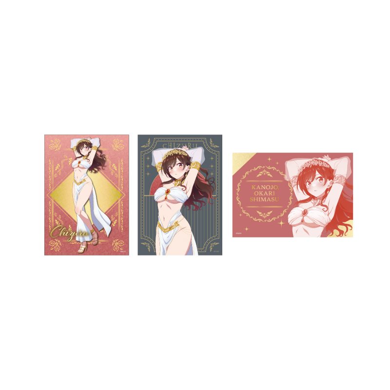 L版ブロマイド3枚セット 彼女、お借りします 01 水原千鶴 女神Ver.(描き下ろしイラスト) (L Size Bromide 3 Set "Rent-A-Girlfriend" 01 Mizuhara Chizuru Goddess Ver. (Original Illustration))